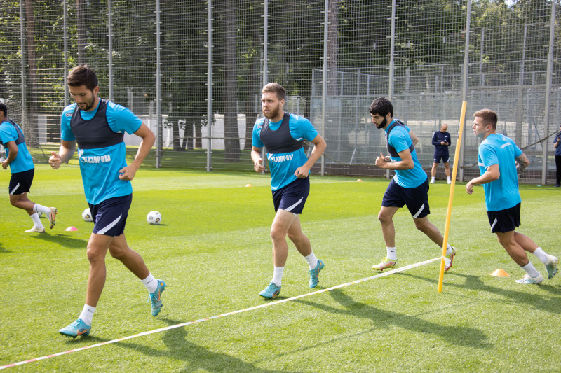 Открытая тренировка «Зенита» перед матчем с ЦСКА