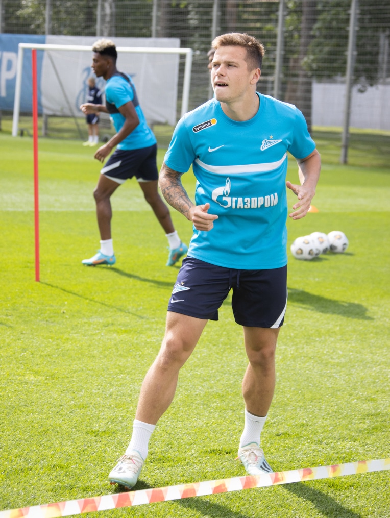Открытая тренировка «Зенита» перед матчем с ЦСКА