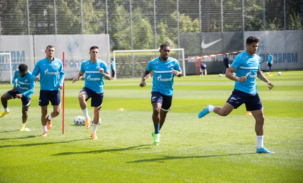 Открытая тренировка «Зенита» перед матчем с ЦСКА