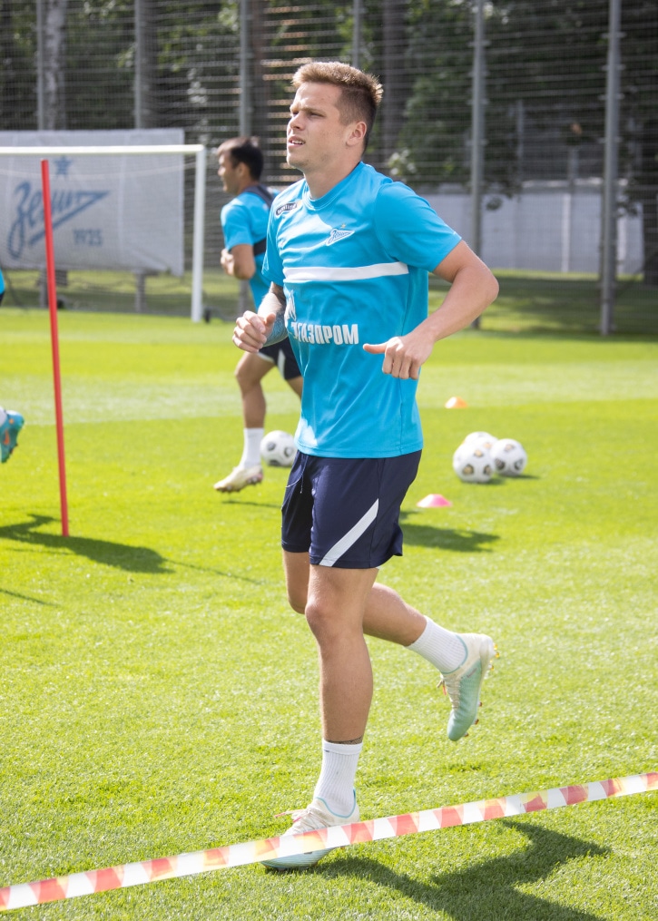 Открытая тренировка «Зенита» перед матчем с ЦСКА