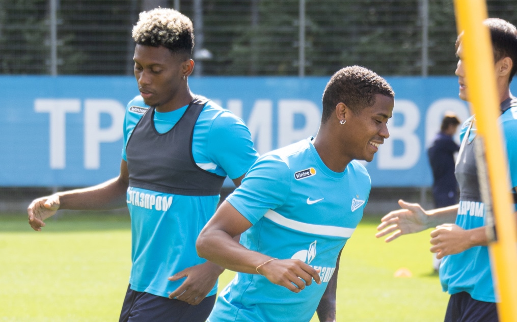 Открытая тренировка «Зенита» перед матчем с ЦСКА