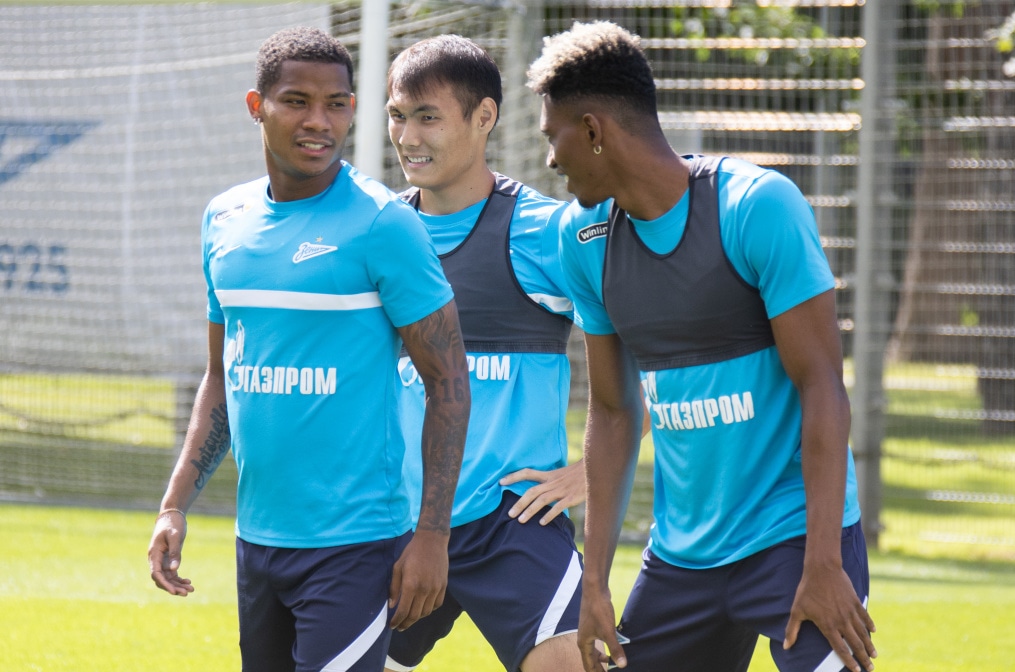 Открытая тренировка «Зенита» перед матчем с ЦСКА