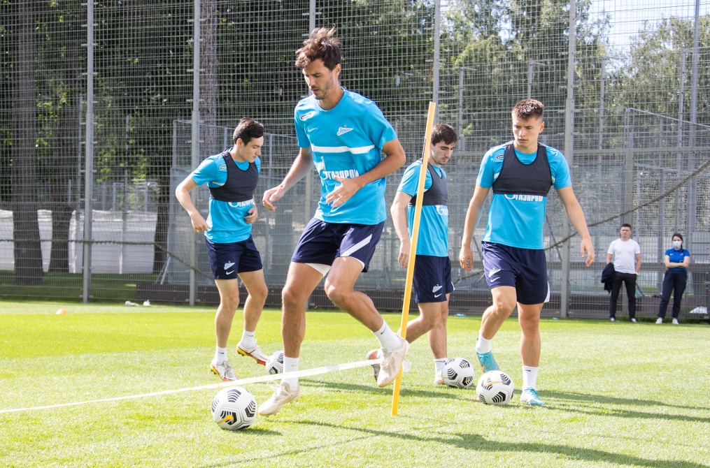 Открытая тренировка «Зенита» перед матчем с ЦСКА