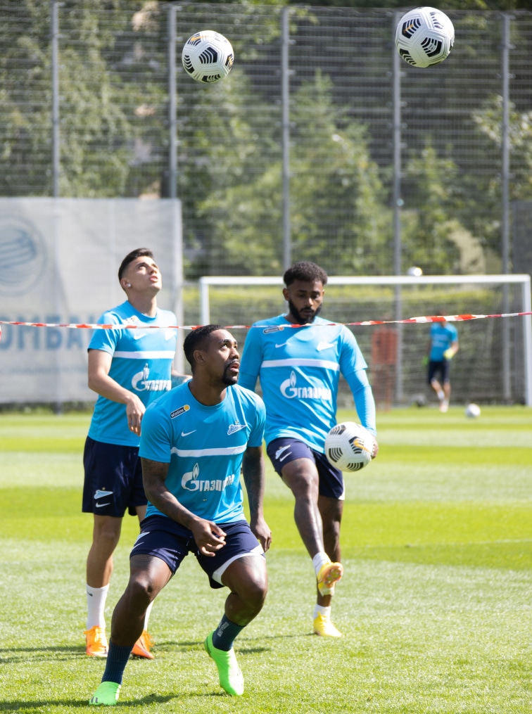 Открытая тренировка «Зенита» перед матчем с ЦСКА