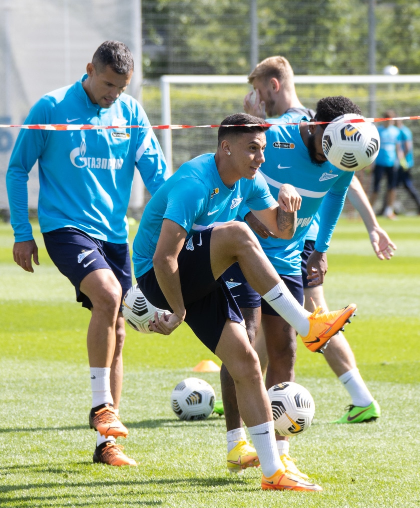 Открытая тренировка «Зенита» перед матчем с ЦСКА