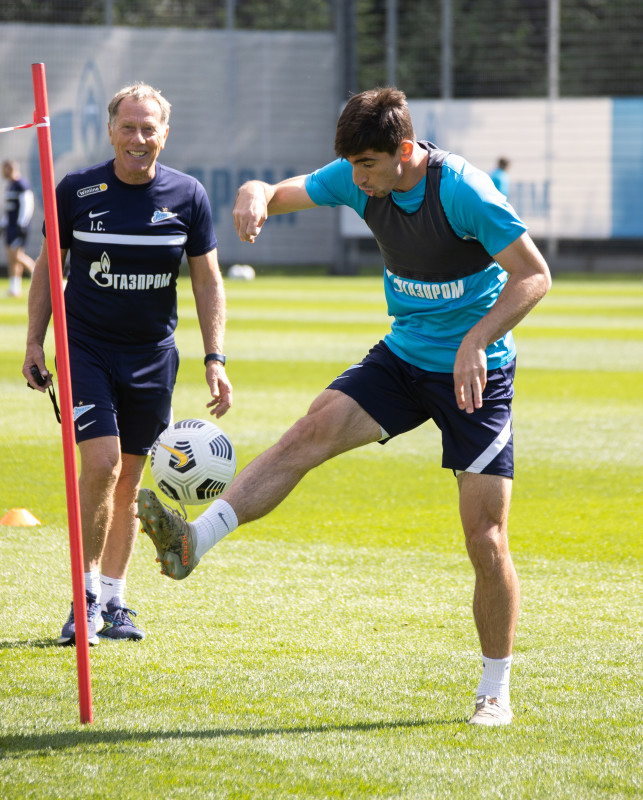 Открытая тренировка «Зенита» перед матчем с ЦСКА