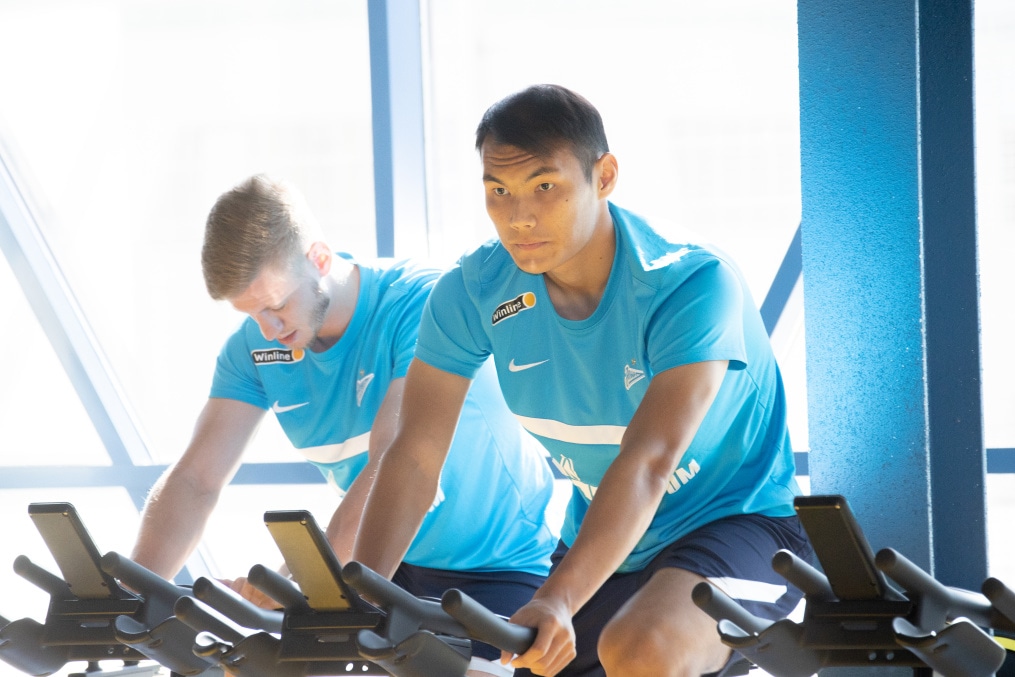 Открытая тренировка «Зенита» перед матчем с ЦСКА