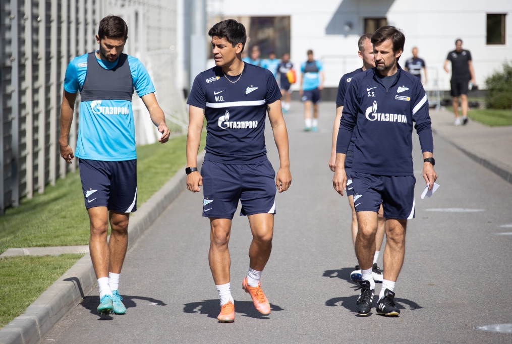 Открытая тренировка «Зенита» перед матчем с ЦСКА