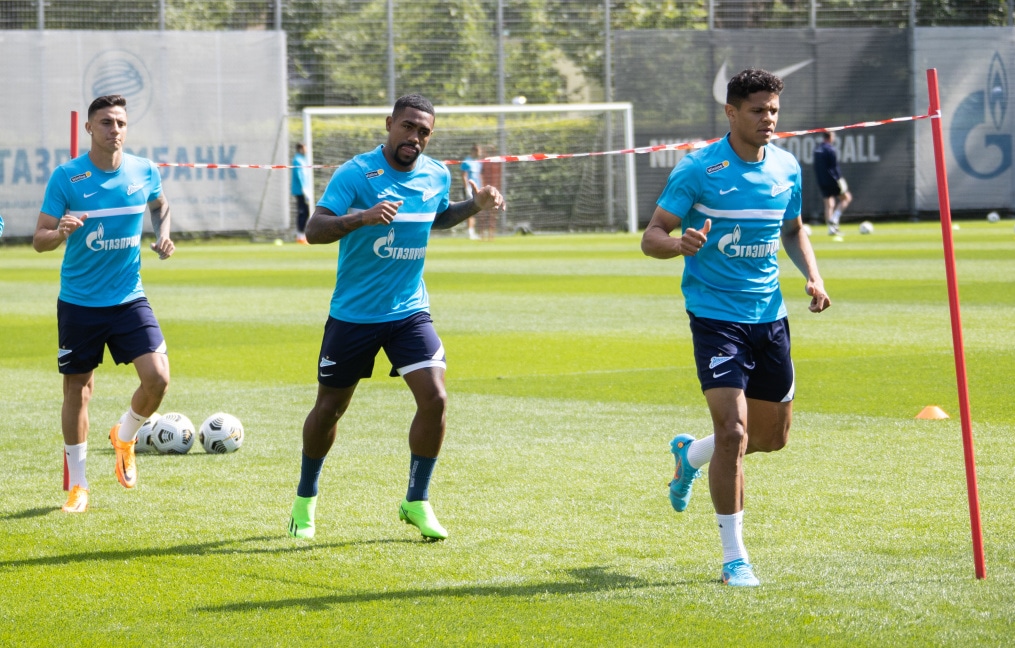 Открытая тренировка «Зенита» перед матчем с ЦСКА