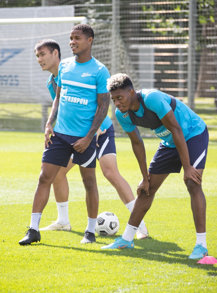 Открытая тренировка «Зенита» перед матчем с ЦСКА