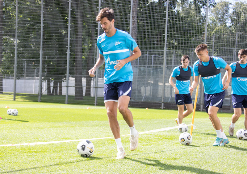 Открытая тренировка «Зенита» перед матчем с ЦСКА