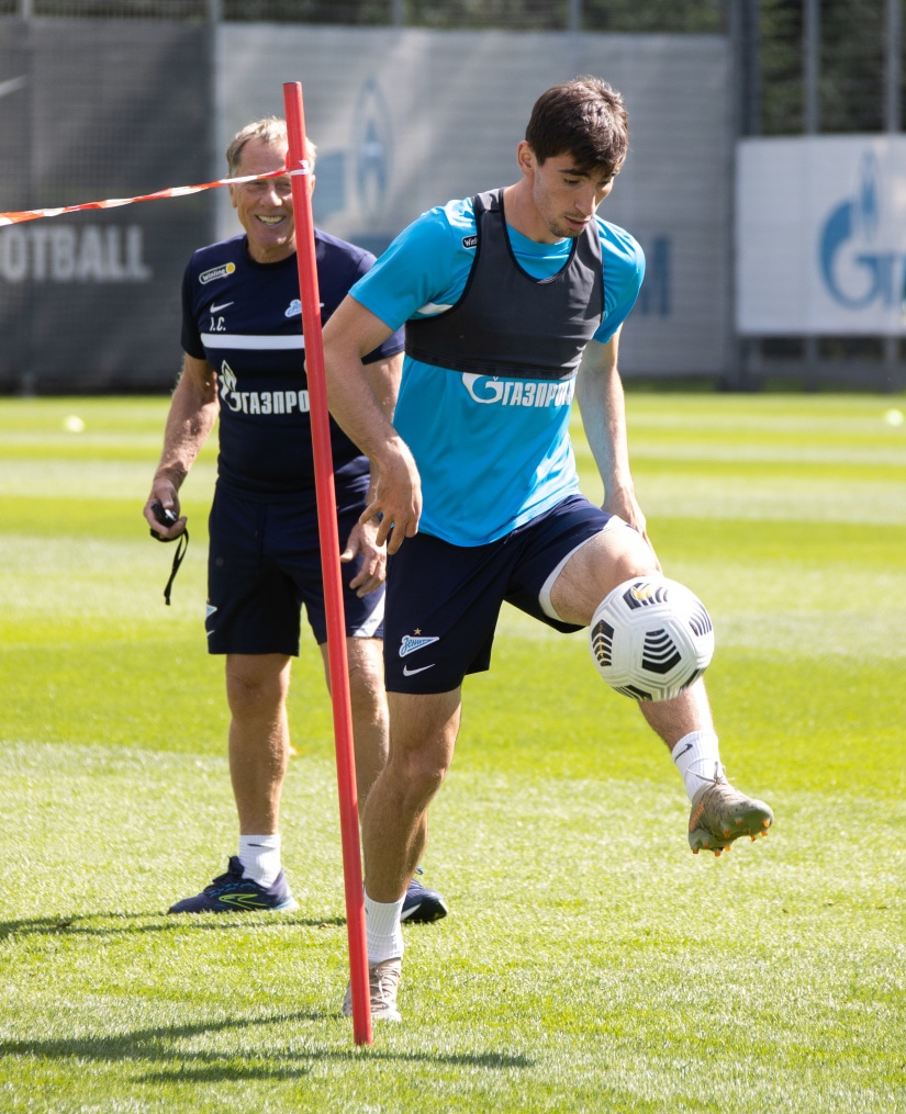 Открытая тренировка «Зенита» перед матчем с ЦСКА
