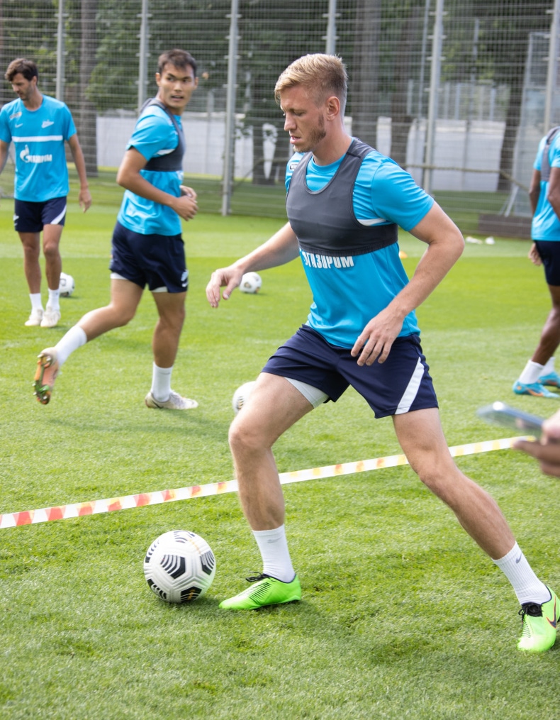 Открытая тренировка «Зенита» перед матчем с ЦСКА