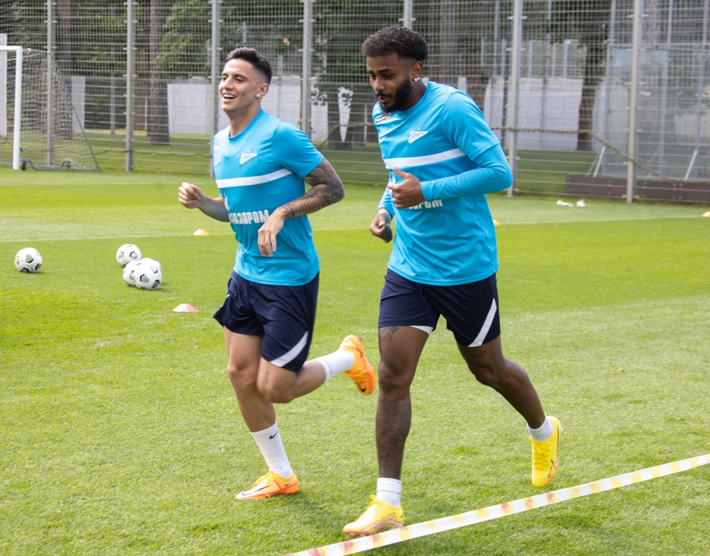 Открытая тренировка «Зенита» перед матчем с ЦСКА