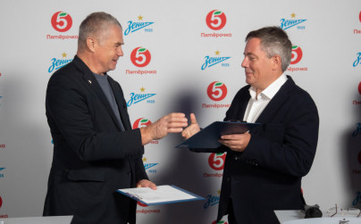 Пресс-конференция о начале сотрудничества «Зенита» и «Пятерочки»
