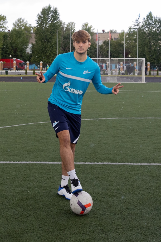 Мастер-класс игроков «Зенита»-м в колледже ГУМРФ