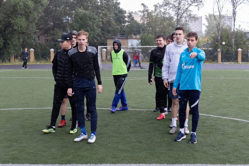 Мастер-класс игроков «Зенита»-м в колледже ГУМРФ