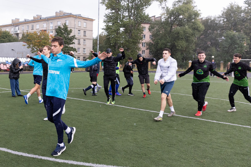 Мастер-класс игроков «Зенита»-м в колледже ГУМРФ