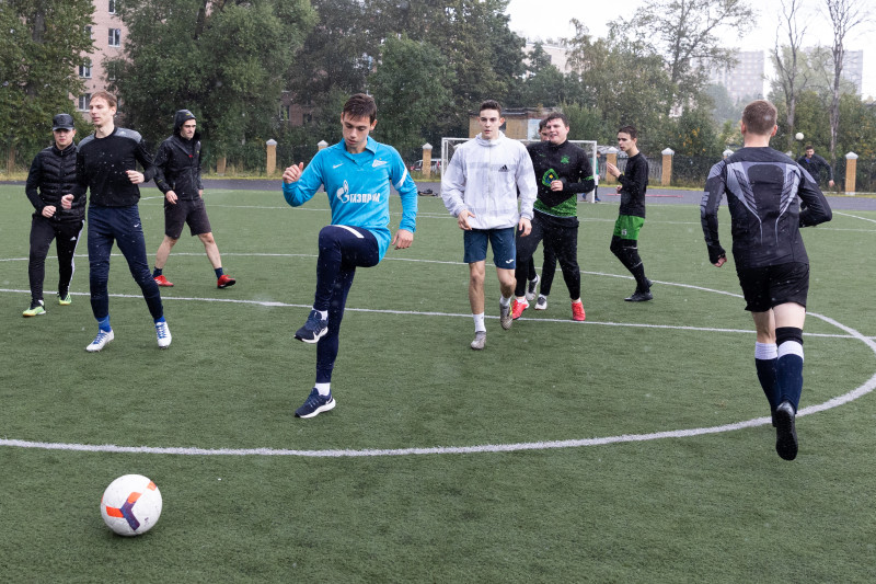 Мастер-класс игроков «Зенита»-м в колледже ГУМРФ