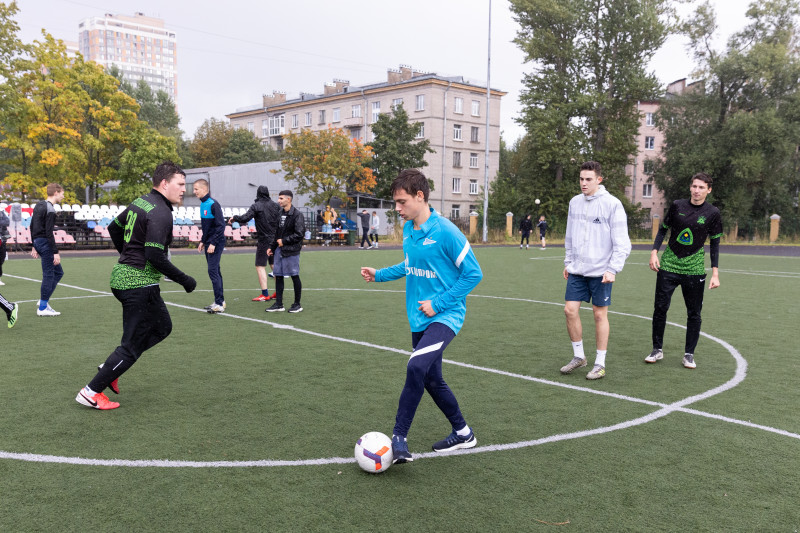 Мастер-класс игроков «Зенита»-м в колледже ГУМРФ