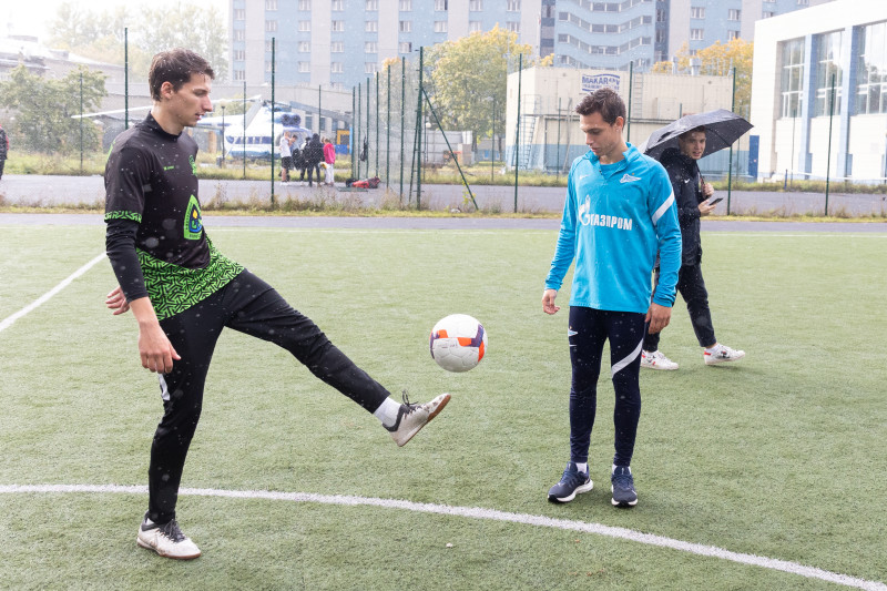 Мастер-класс игроков «Зенита»-м в колледже ГУМРФ
