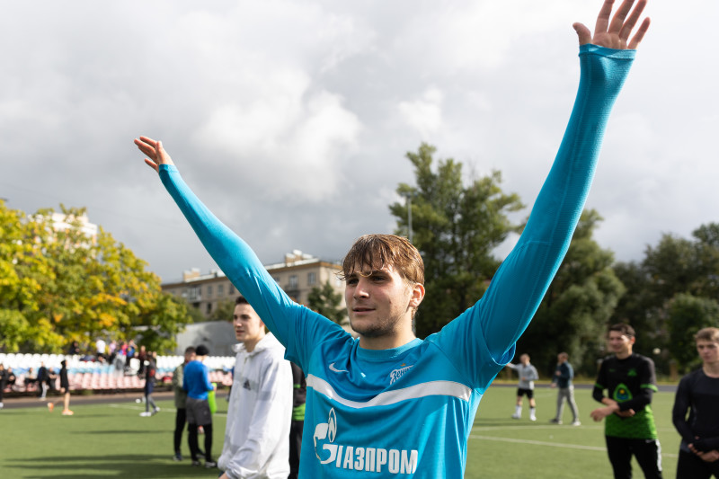 Мастер-класс игроков «Зенита»-м в колледже ГУМРФ