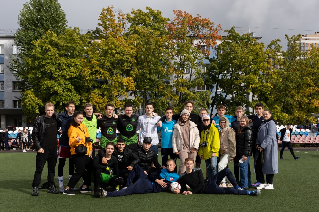 Мастер-класс игроков «Зенита»-м в колледже ГУМРФ