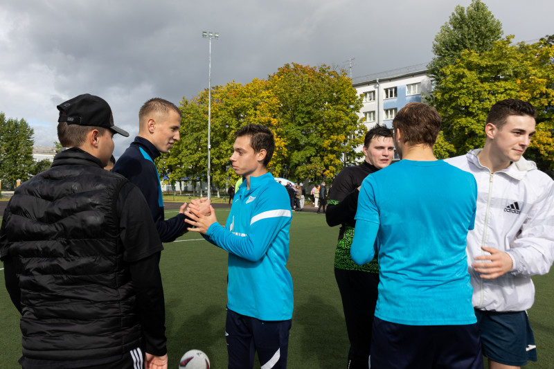 Мастер-класс игроков «Зенита»-м в колледже ГУМРФ