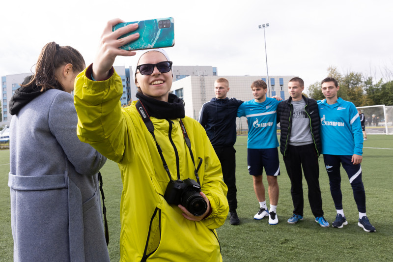 Мастер-класс игроков «Зенита»-м в колледже ГУМРФ