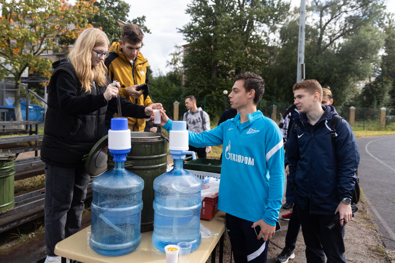 Мастер-класс игроков «Зенита»-м в колледже ГУМРФ