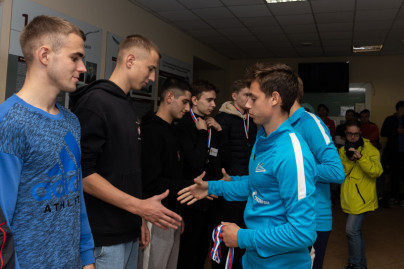 Мастер-класс игроков «Зенита»-м в колледже ГУМРФ