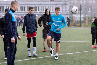 Мастер-класс игроков «Зенита»-м в колледже ГУМРФ