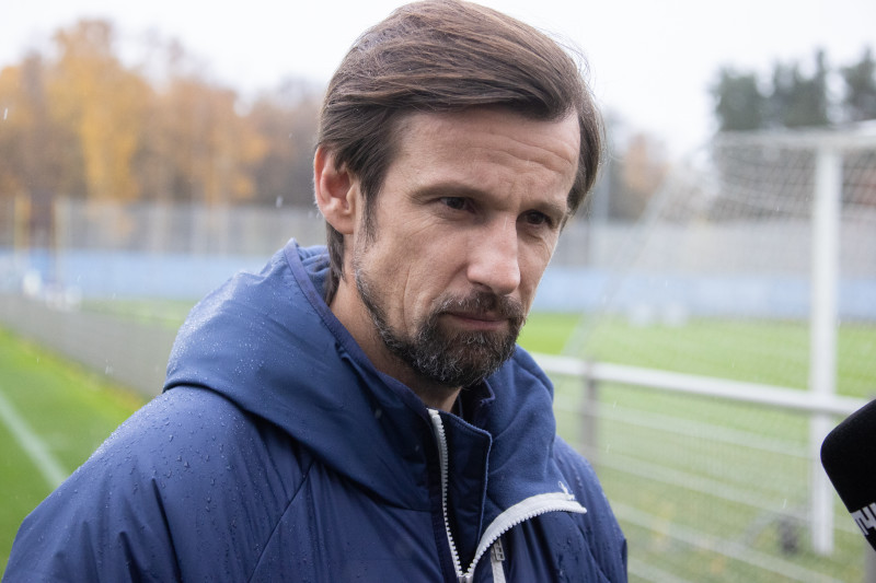 Сергей Семак на пресс-брифинге перед матчем с «Крыльями Советов»