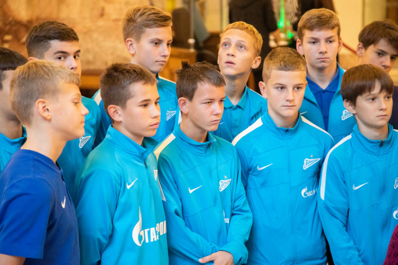 Команда «Газпром»-Академии 2007 г.р., на экскурсии в Этнографическом музее