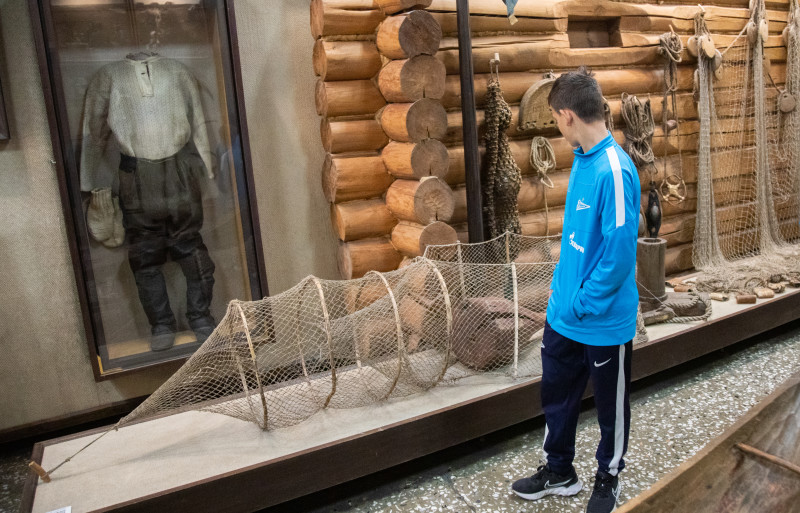 Команда «Газпром»-Академии 2007 г.р., на экскурсии в Этнографическом музее