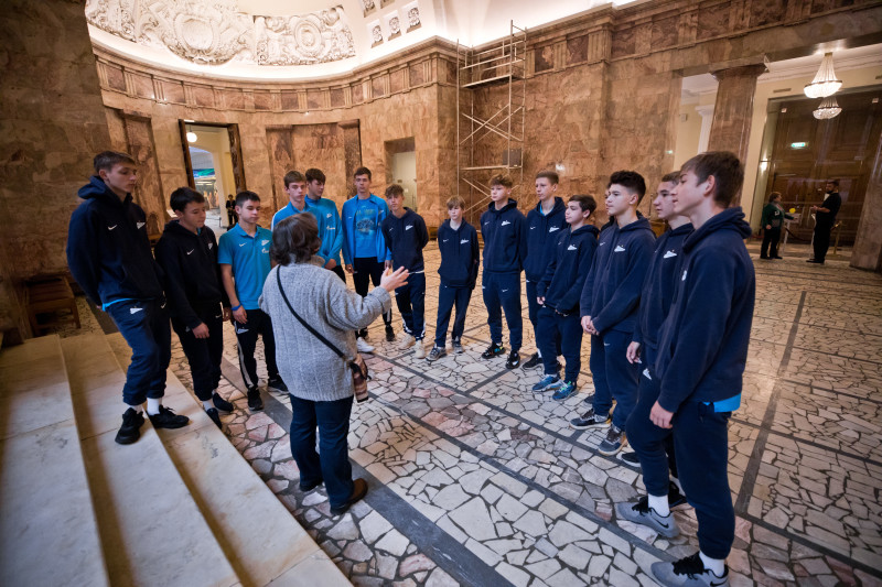 Команды Академии 2008 и 2009 г.р. на экскурсии в Этнографическом музее