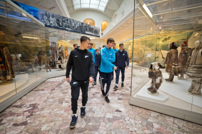 Команды Академии 2008 и 2009 г.р. на экскурсии в Этнографическом музее