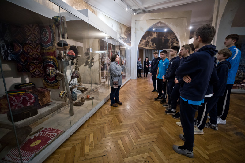 Команды Академии 2008 и 2009 г.р. на экскурсии в Этнографическом музее