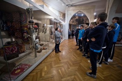 Команды Академии 2008 и 2009 г.р. на экскурсии в Этнографическом музее