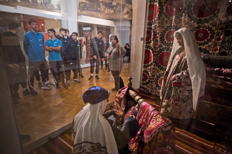 Команды Академии 2008 и 2009 г.р. на экскурсии в Этнографическом музее