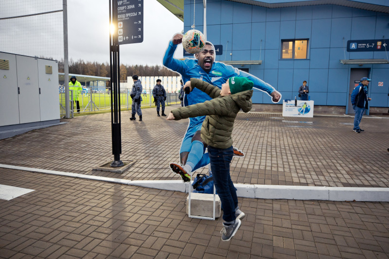Фан-променад перед матчем «Зенит»-м — «Спартак»-м