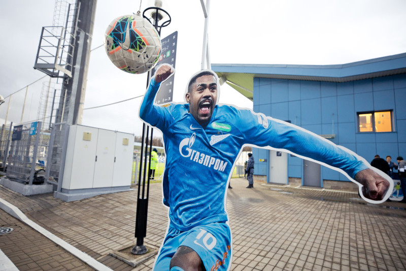 Фан-променад перед матчем «Зенит»-м — «Спартак»-м
