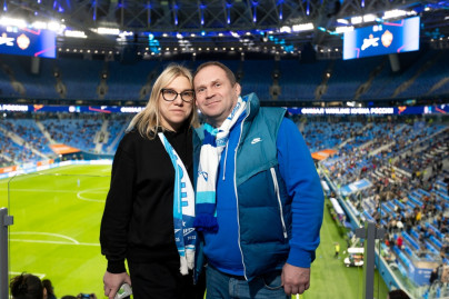 Болельщики на финальном матче Winline Кубка России среди женских команд 2022, «Зенит» — ЦСКА