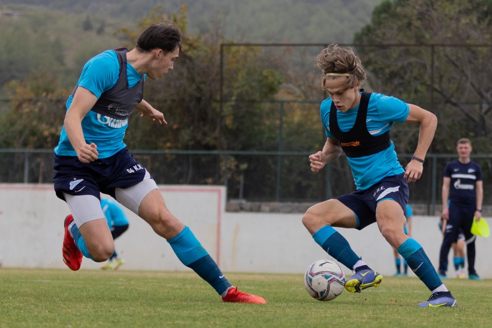 «Газпром» — тренировочные сборы «Зенита»-м в Турции: 19 ноября, утренняя тренировка