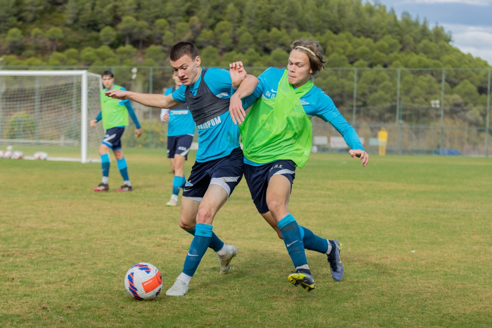 «Газпром» — тренировочные сборы «Зенита»-м в Турции: 25 ноября, утренняя тренировка
