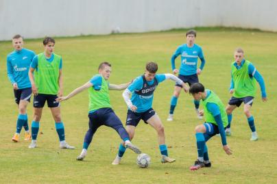 «Газпром» — тренировочные сборы «Зенита»-м в Турции: 25 ноября, утренняя тренировка