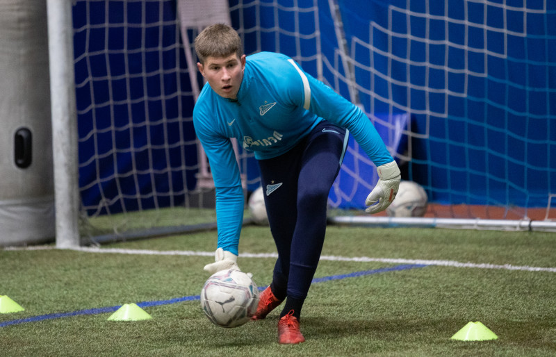 Тренировка команд ЮФЛ-1 и ЮФЛ-2 в «Газпром»-Академии