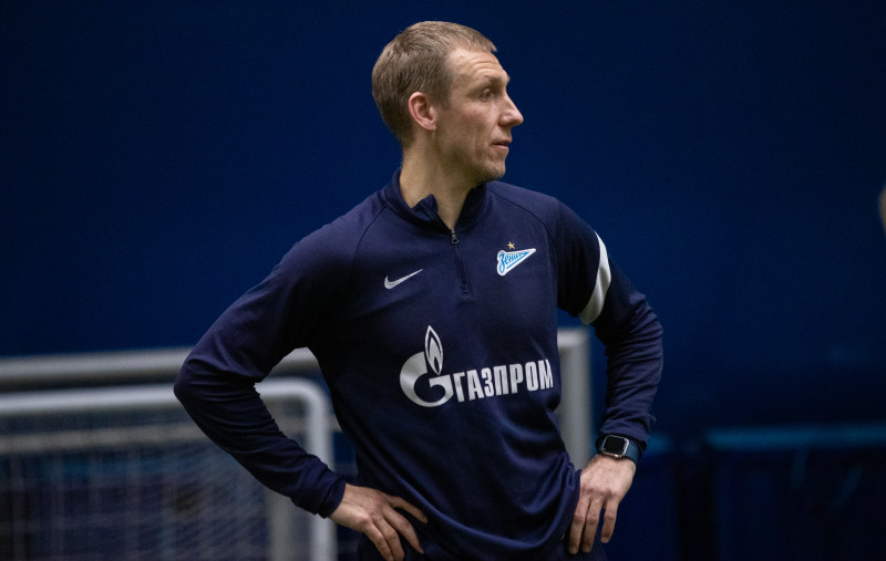 Тренировка команд ЮФЛ-1 и ЮФЛ-2 в «Газпром»-Академии