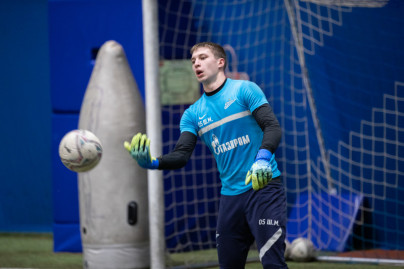 Тренировка команд ЮФЛ-1 и ЮФЛ-2 в «Газпром»-Академии