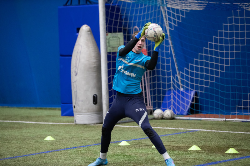 Тренировка команд ЮФЛ-1 и ЮФЛ-2 в «Газпром»-Академии